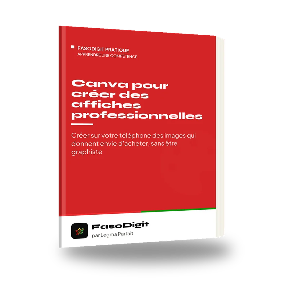 Couverture du guide Canva pour créer des affiches professionnelles