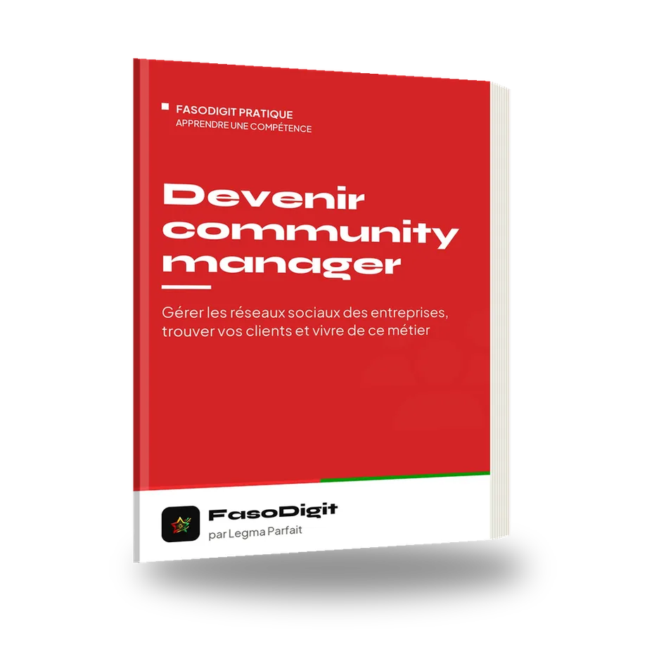 Couverture du guide Devenir community manager