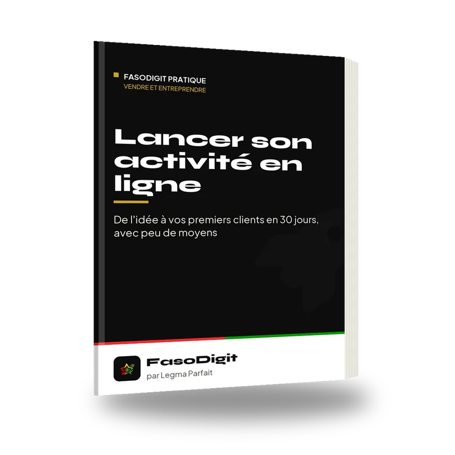 Couverture du guide Lancer son activité en ligne
