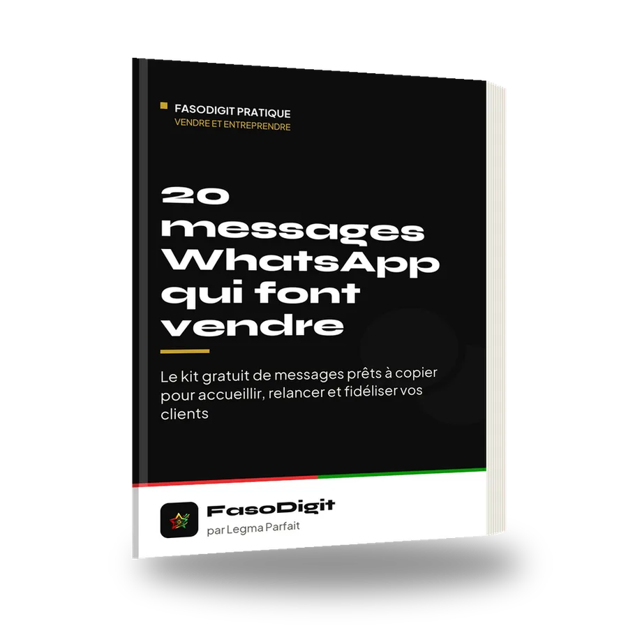 Couverture du guide 20 messages WhatsApp qui font vendre