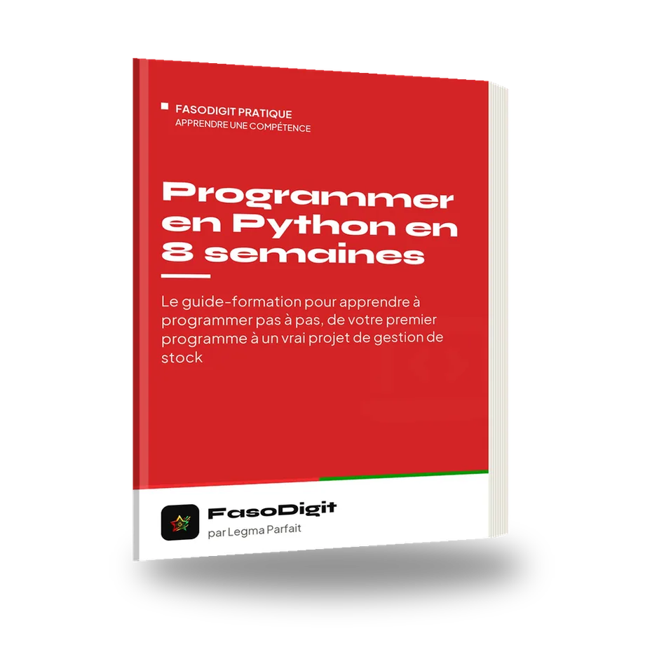 Couverture du guide Programmer en Python en 8 semaines