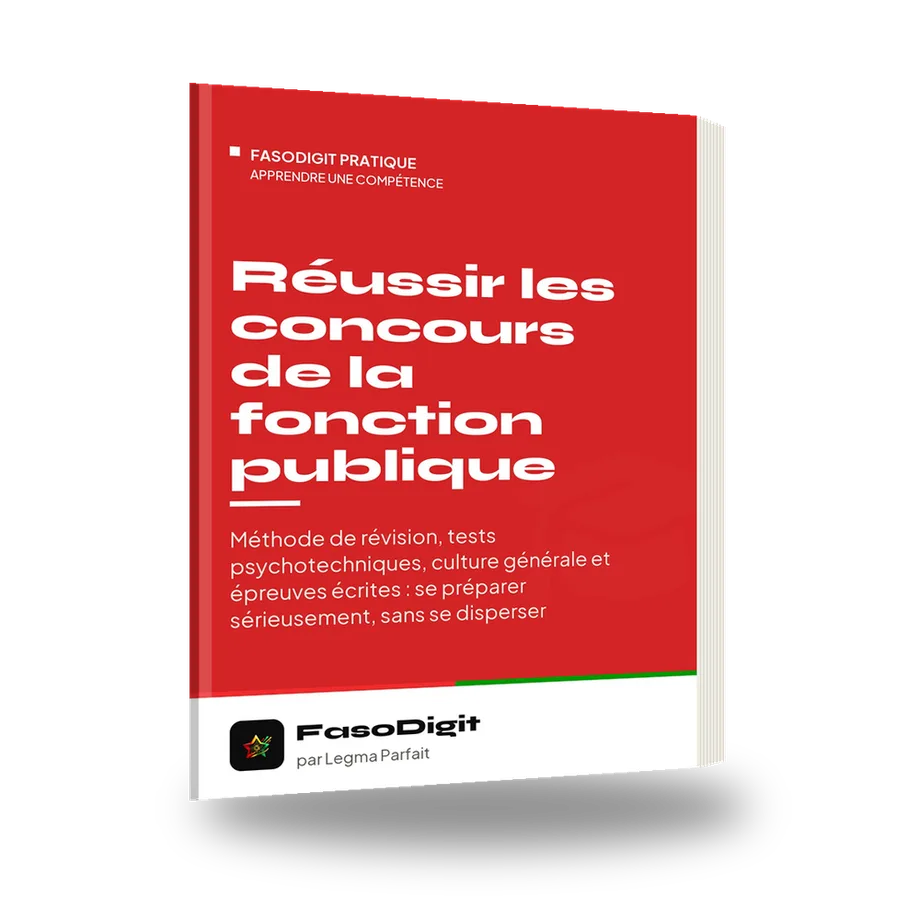 Couverture du guide Réussir les concours de la fonction publique