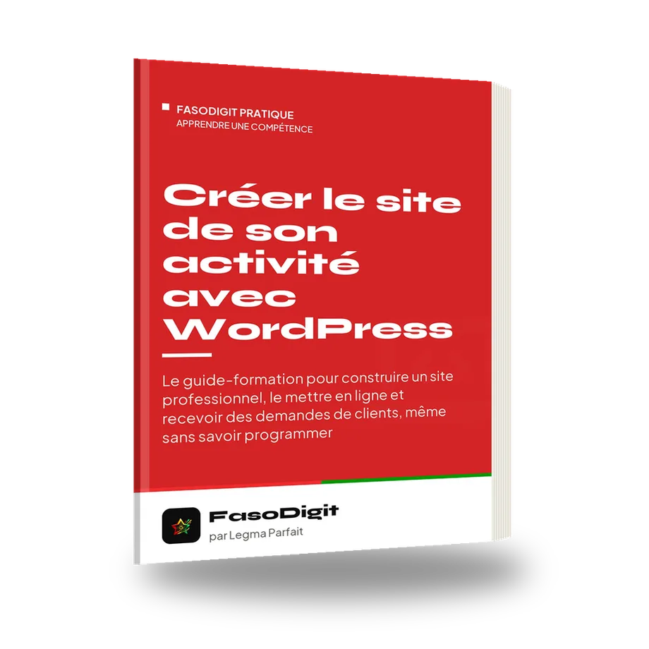 Couverture du guide Créer le site de son activité avec WordPress